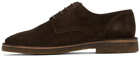 Drake's Brown Suede Wayford Derbys