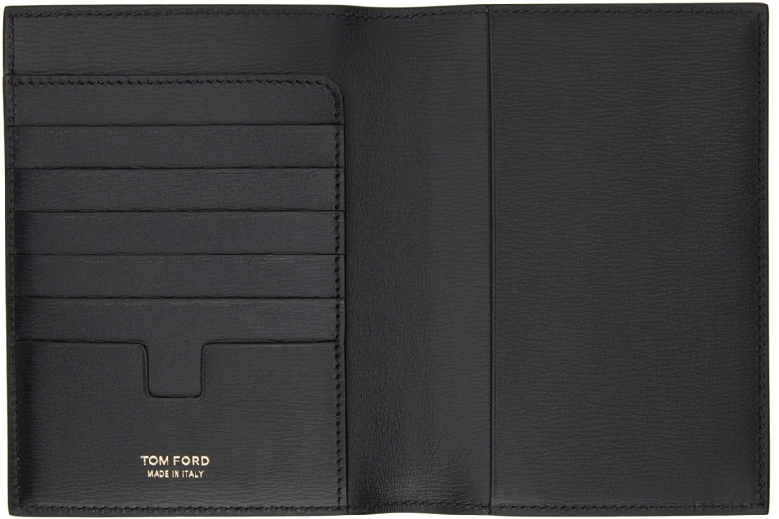 Tom Ford Men's Croc-effect Leather T-Line Passport Holder