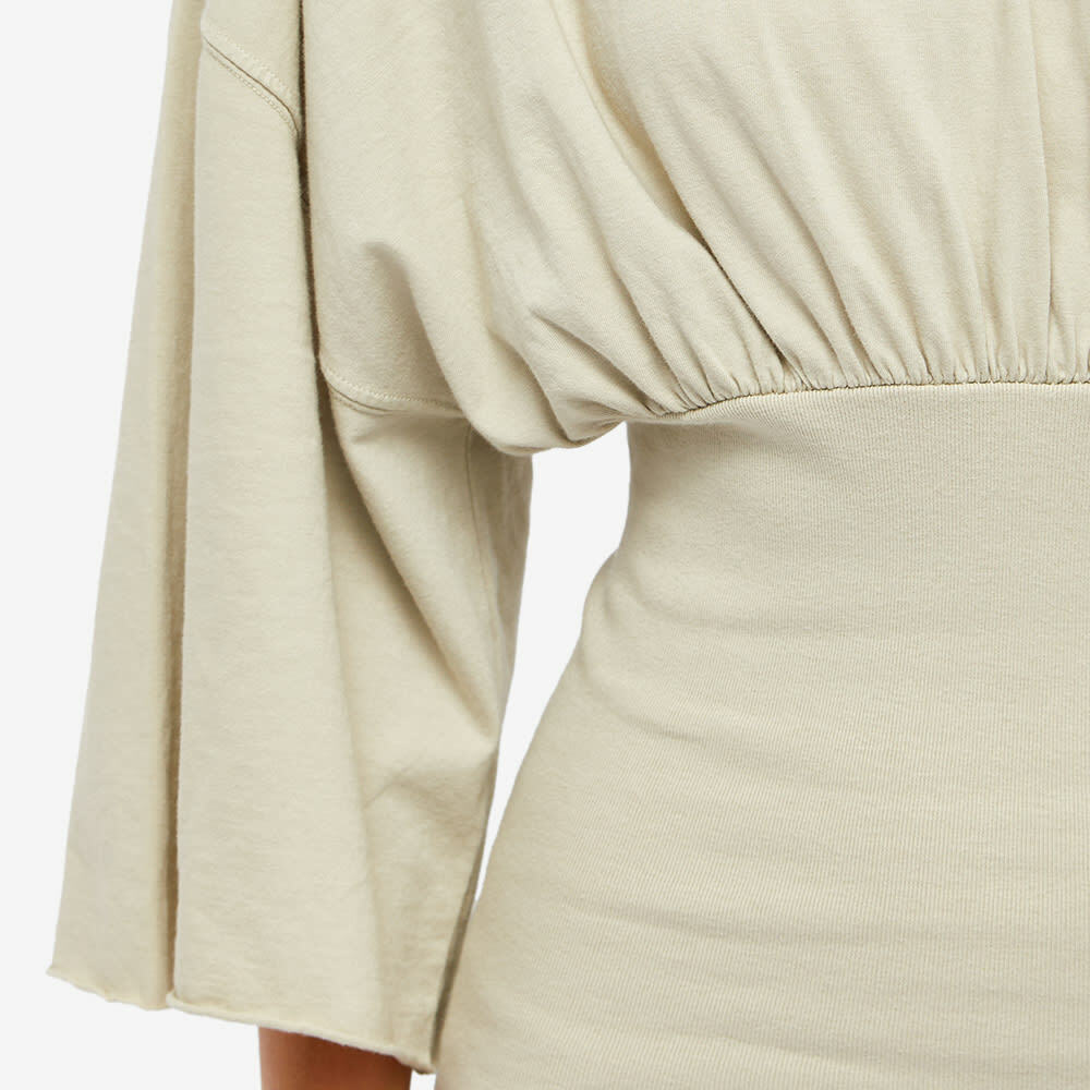 Rick Owens DRKSHDW Women's Cinched Tommy Mini Dress in Pearl