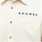 Bronze 56k Men's Ripstop Short Sleeve Shirt in Ivory