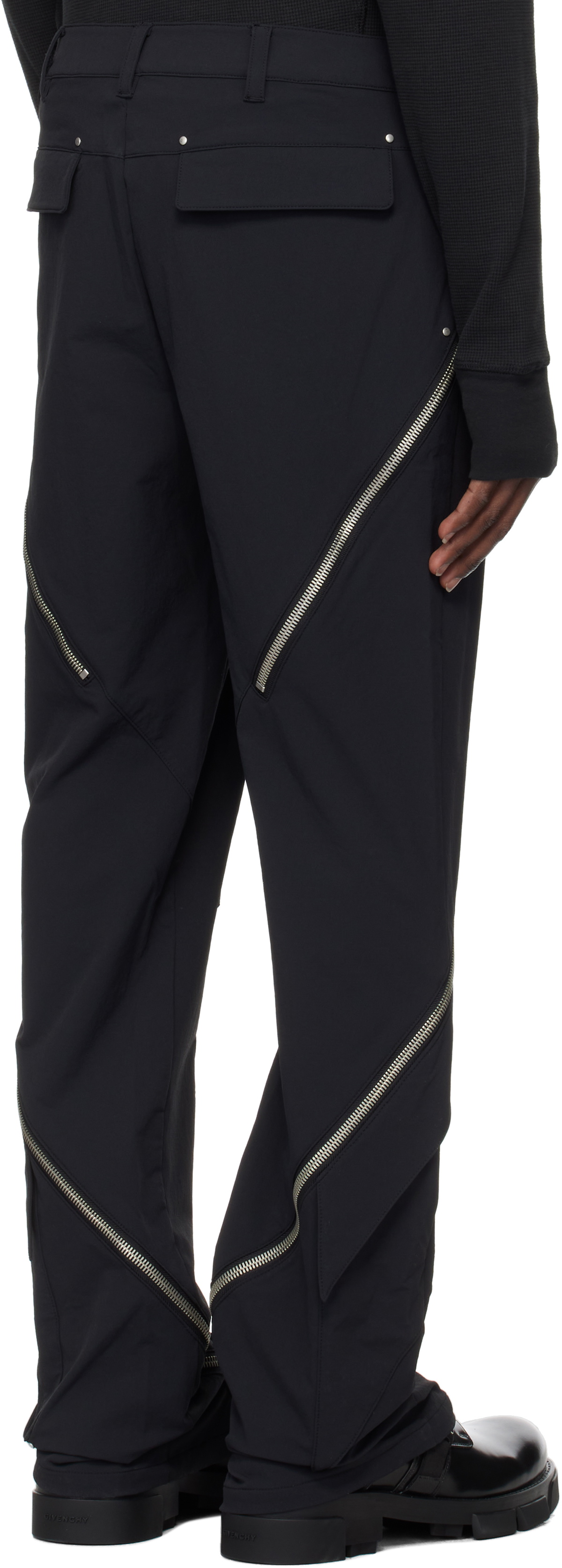 HELIOT EMIL Black Frazil Cargo Pants