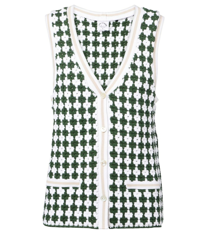 Photo: The Upside Portobello Watson crochet cotton vest
