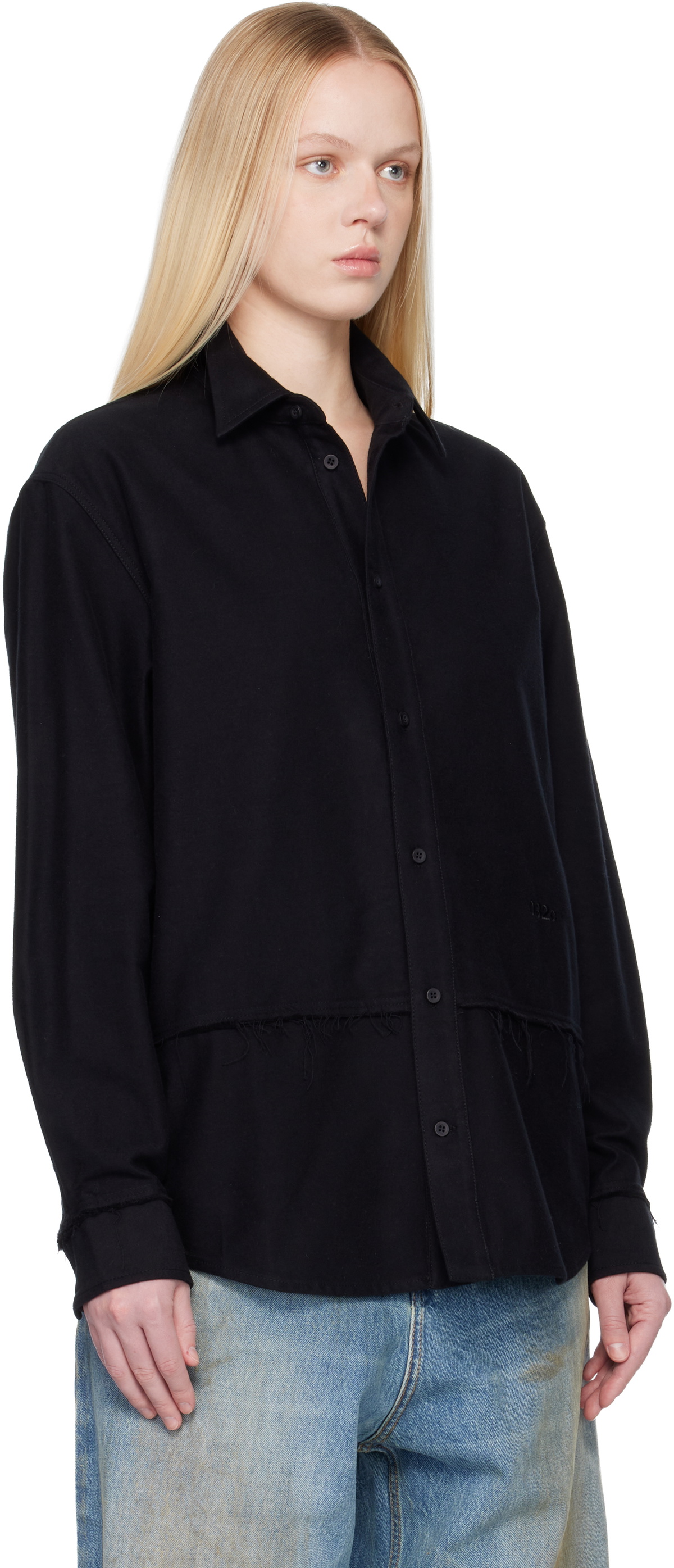 032c Black Workday Flannel Shirt
