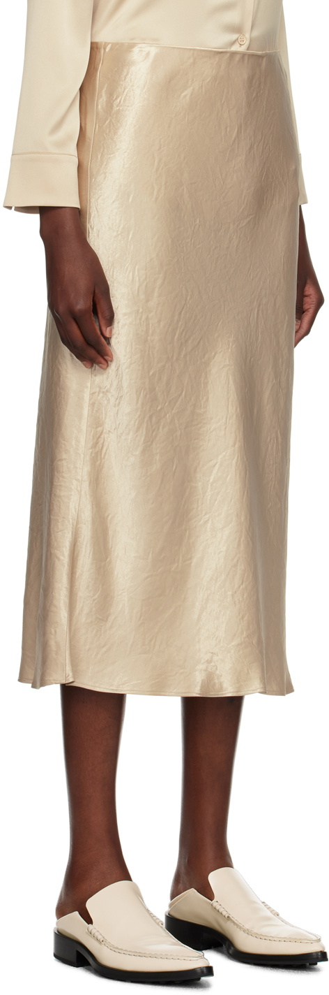 Max Mara Leisure Beige Alessio Midi Skirt