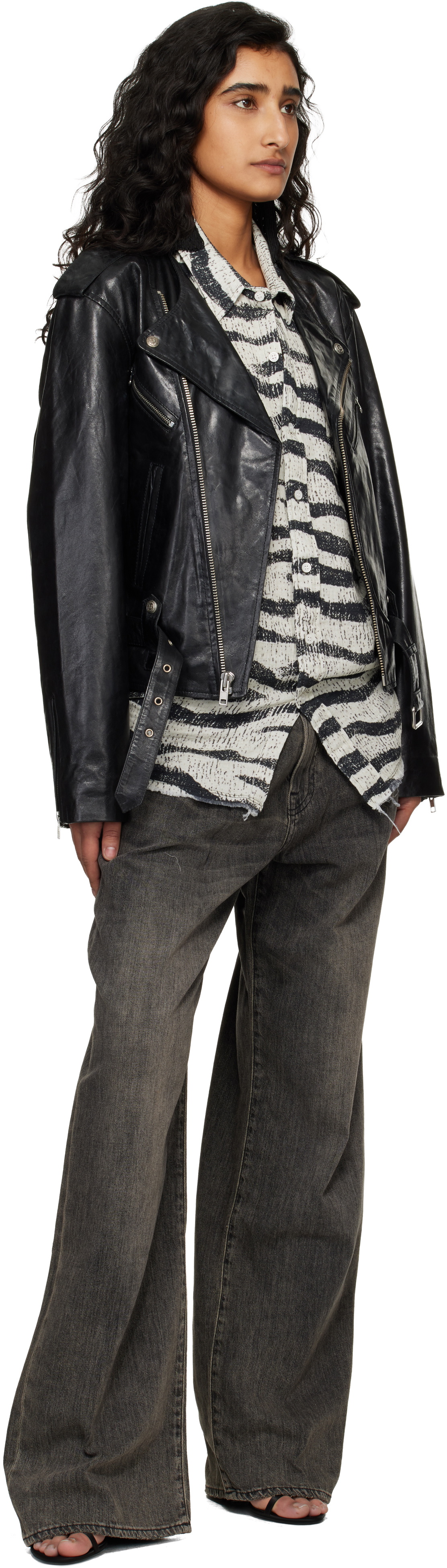 R13 Gray Damon Jeans
