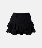 Marant Etoile Jocadia broderie anglaise cotton shorts