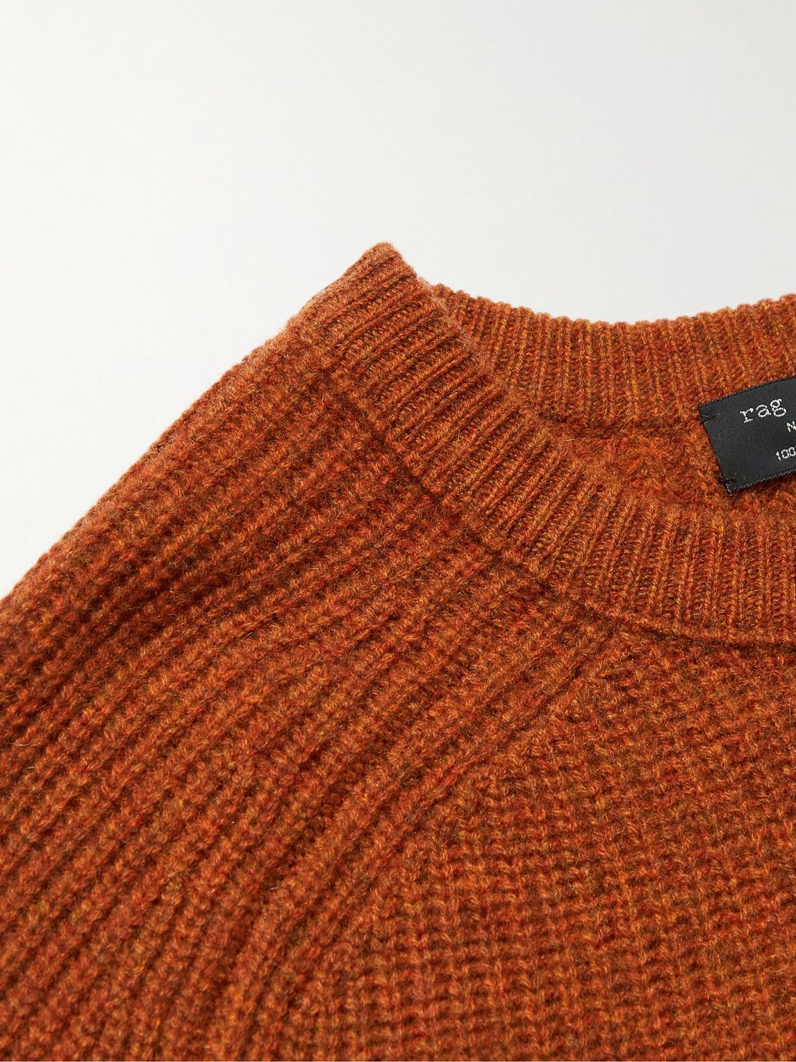 Rag & Bone - Pierce Cashmere Sweater - Orange Rag and Bone