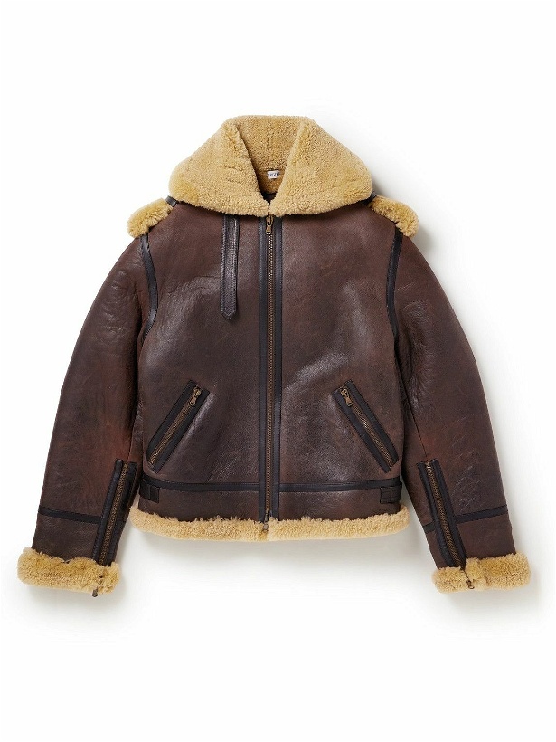 Photo: Burberry - Shearling Jacket - Brown