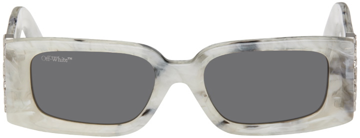 Photo: Off-White Gray Roma Sunglasses