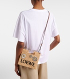 Loewe Paula's Ibiza embellished raffia tote bag