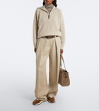 Brunello Cucinelli Monili shearling-lined suede sneakers
