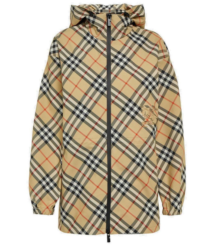 Photo: Burberry Burberry Check raincoat