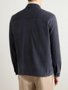 Loro Piana - Suede Overshirt - Blue