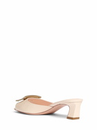 ROGER VIVIER 45mm Trompette Patent Leather Mules