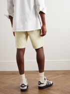 NN07 - Crown 1005 Straight-Leg Garment-Dyed Stretch-Cotton Twill Shorts - Neutrals