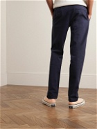 Orlebar Brown - Fallon Straight-Leg Cotton-Blend Twill Trousers - Blue