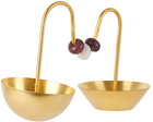 Natalia Criado Gold Apertivo Serving Bowls