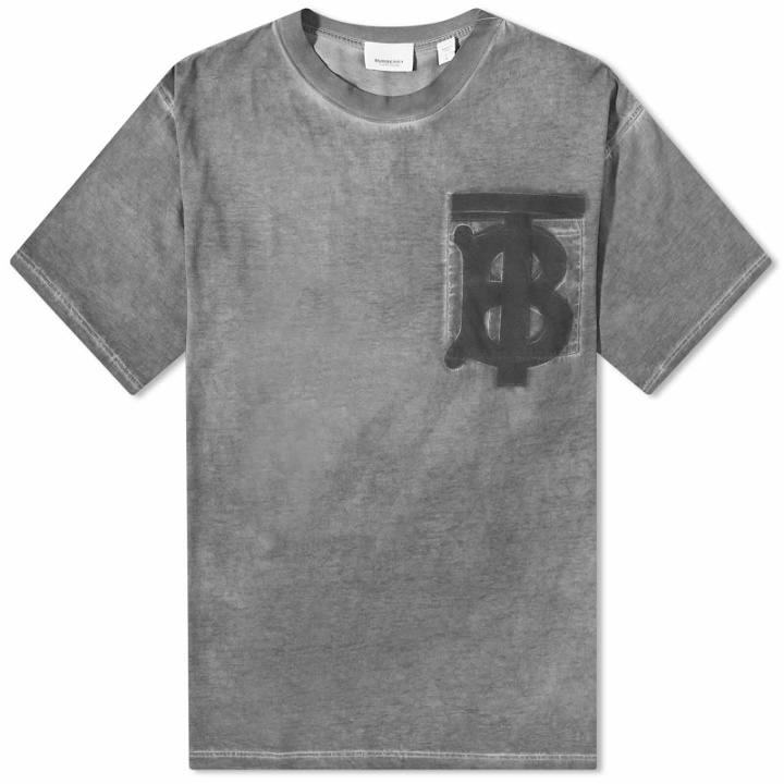 Photo: Burberry Men's TB Logo Pocket T-Shirt in Grey