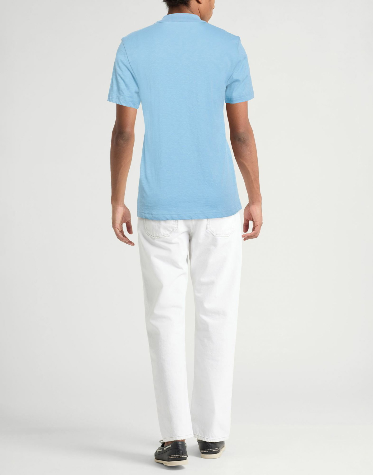 Theory Mens Polo shirt in Light blue