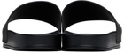 Palm Angels Black Monogram Pool Slides