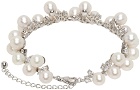 Hatton Labs Silver Pearl Tennis Bracelet