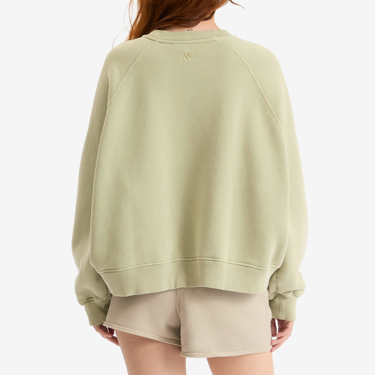 Represent Women's Initial V Notch Sweatshirt in Desert Sage