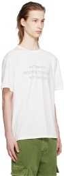 Saturdays NYC White Reverse 'NYC Division' T-Shirt
