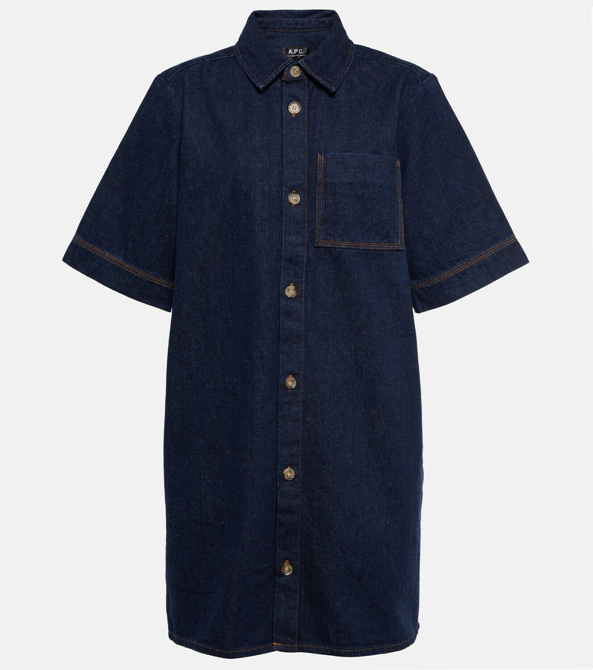 A.P.C. - Lopez denim shirt dress A.P.C.