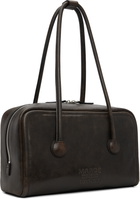 MARGESHERWOOD Brown Soft Boston Bag