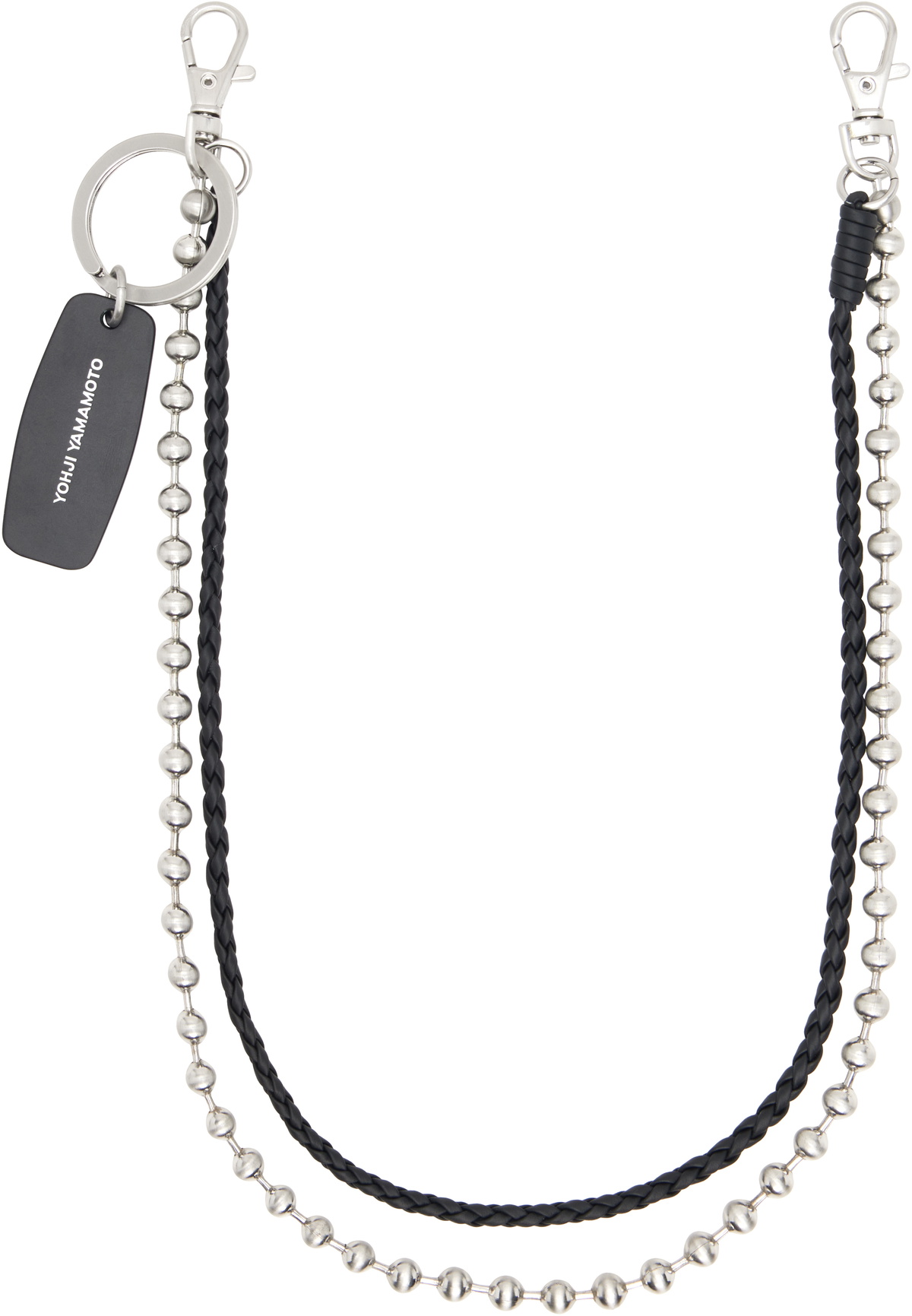 Y-3 Black Key & Wallet Chain