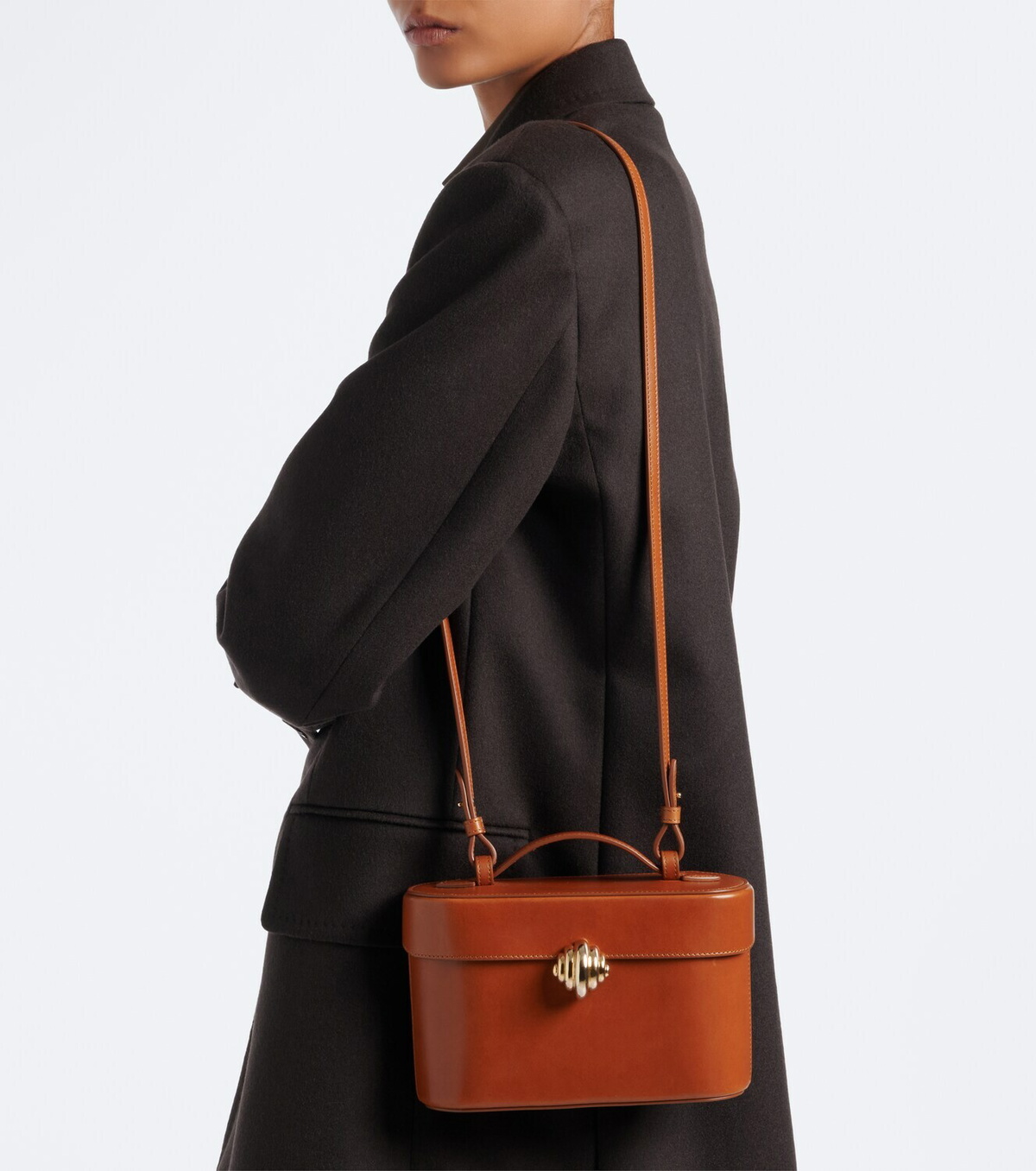 Aquazzura Belgravia Small leather vanity bag