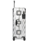 Tumi Silver Aluminum Short Trip Packing Suitcase