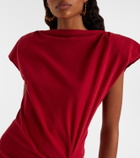 Isabel Marant Nadela gathered cotton maxi dress