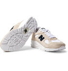 New Balance - 990V2 Suede and Mesh Sneakers - Men - Beige