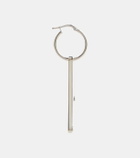 Prada Symbole logo sterling silver single earring
