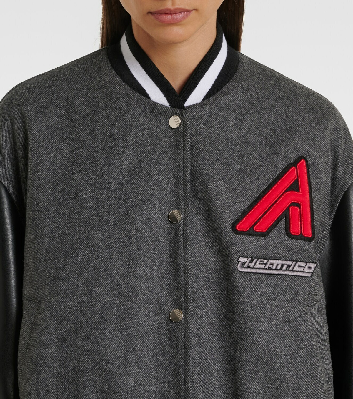 The Attico Wool-blend varsity jacket