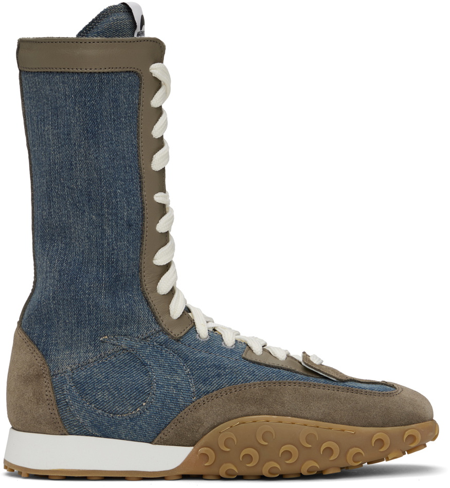 Marine Serre Leather ankle boots Marine Serre