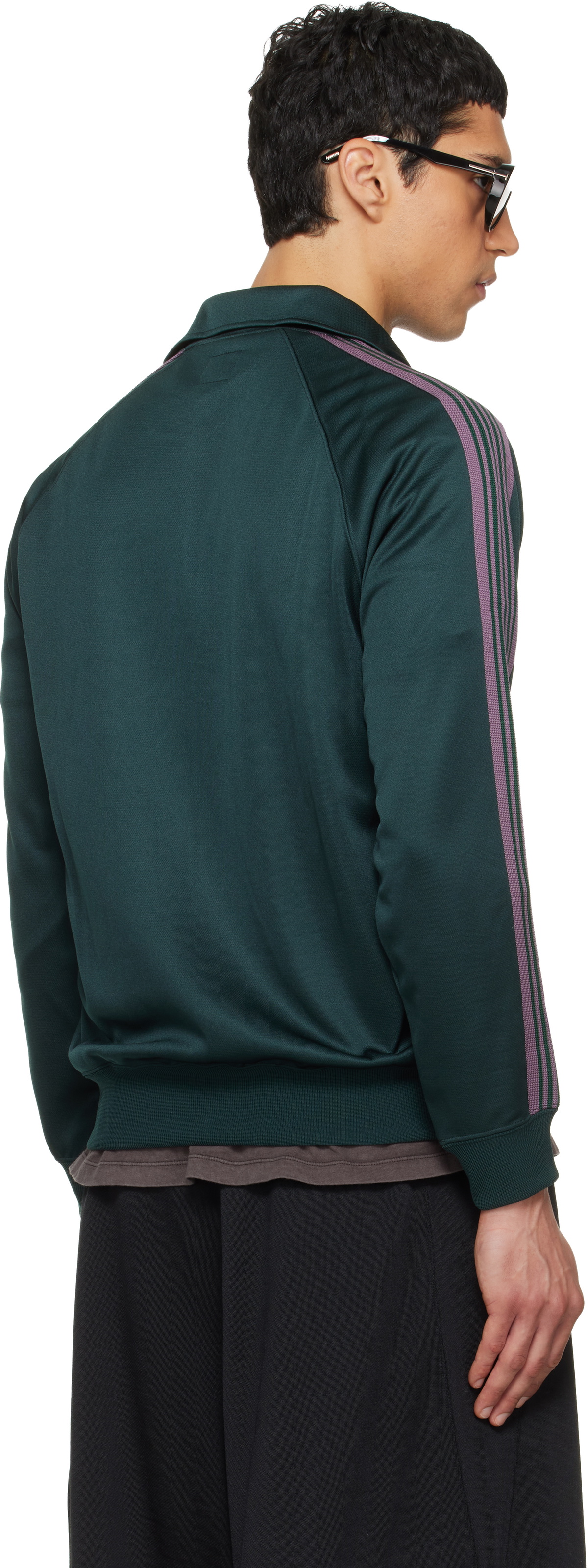 NEEDLES Green Poly Smooth Track Jacket Needles