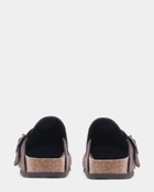 Steve Madden Clog Sandals in Brown Fabric