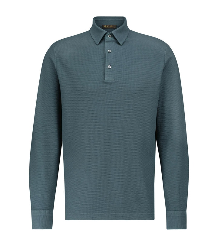 Photo: Loro Piana - Long-sleeved polo shirt