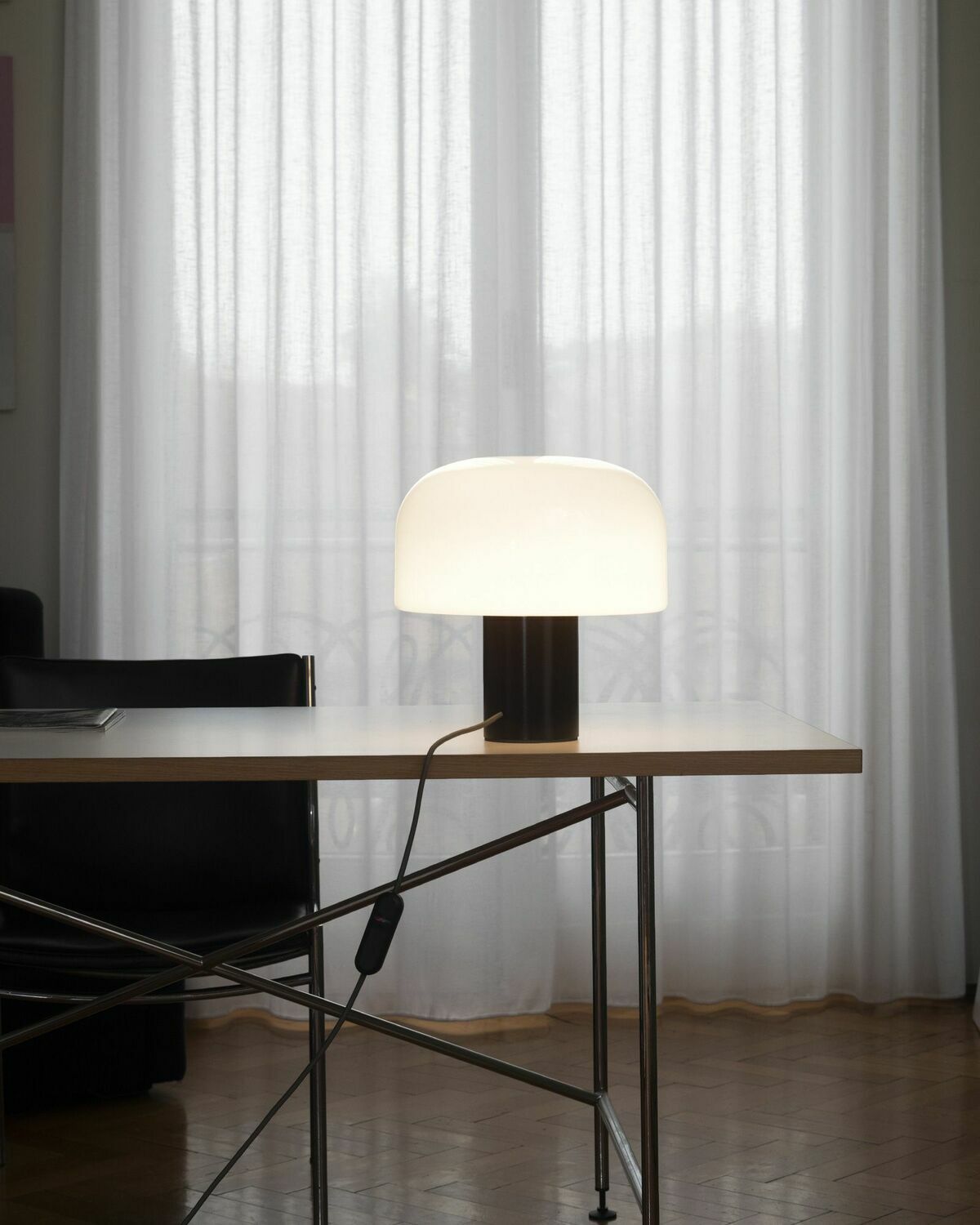 Flos BELLHOP GLASS T EU PLUG Brown Mens Lighting