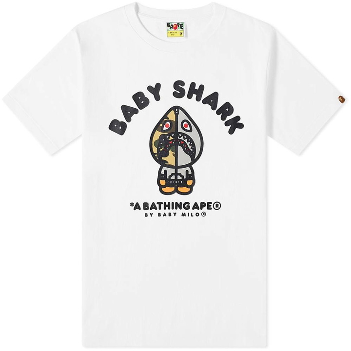 Photo: A Bathing Ape Babyilo Shark College Tee