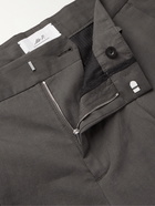 MR P. - Pleated Linen and Cotton-Blend Trousers - Black