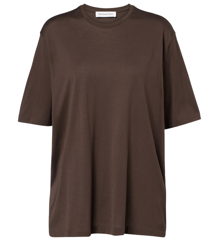 Photo: The Frankie Shop Harper cotton jersey T-shirt