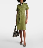 Burberry Belted cotton shirt dress
