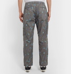 nonnative - Manager Easy Tapered Floral-Print Cotton Trousers - Charcoal