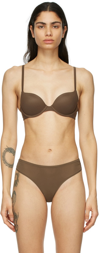 Photo: SKIMS Brown Fits Everybody Push-Up Bra