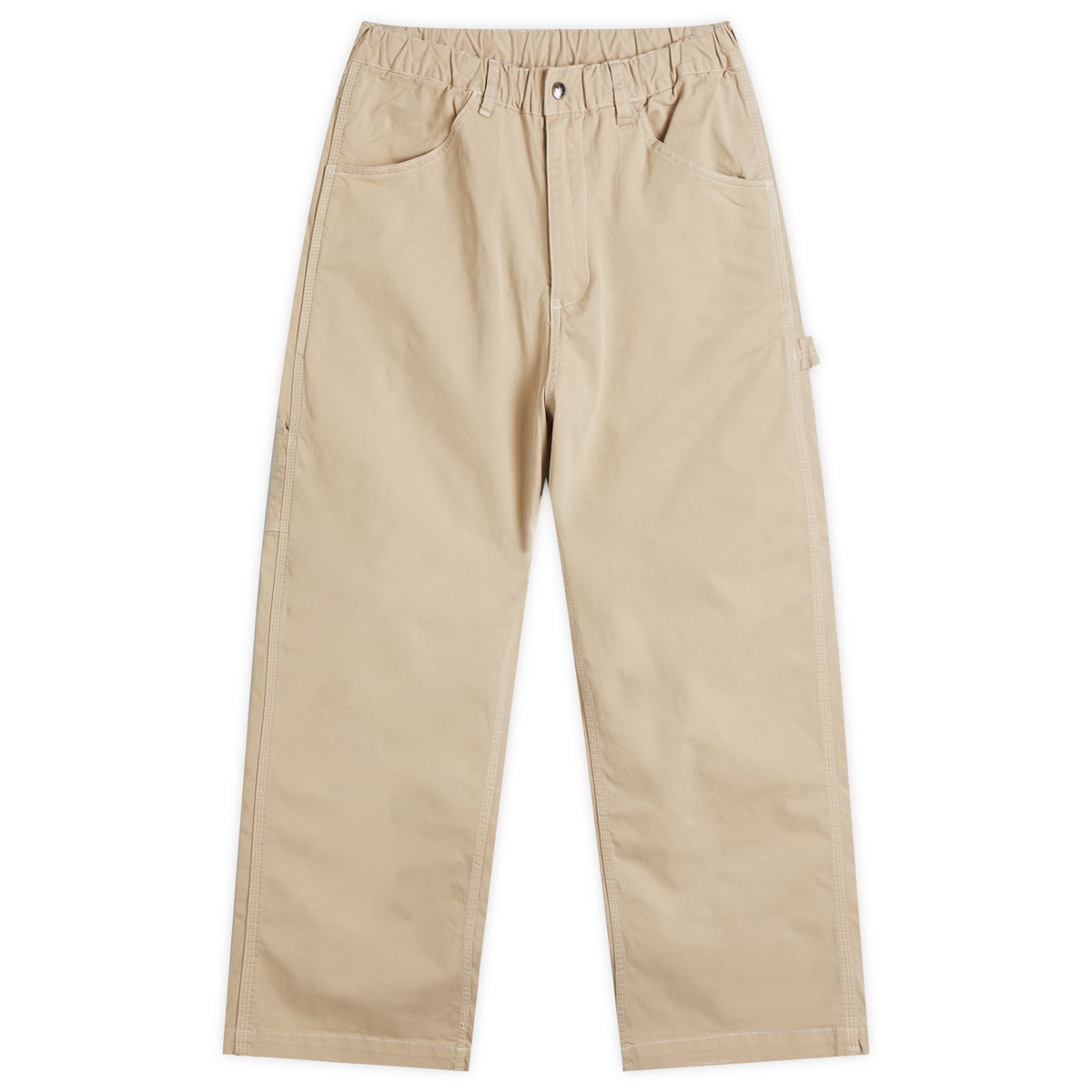 Manastash Men's Washed Color Painter Pant in Light Grey