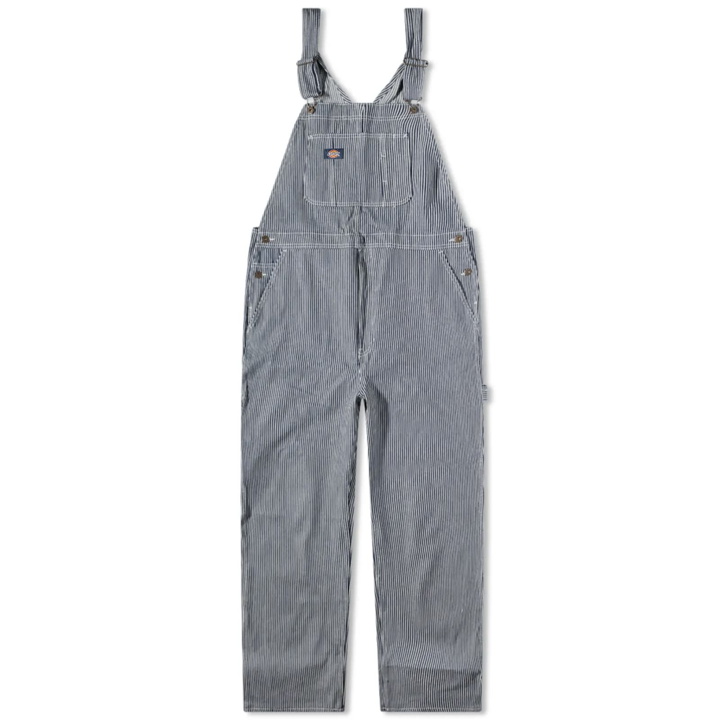 Photo: Dickies Men's Classic Hickory Bib Overall in Air Force Blue