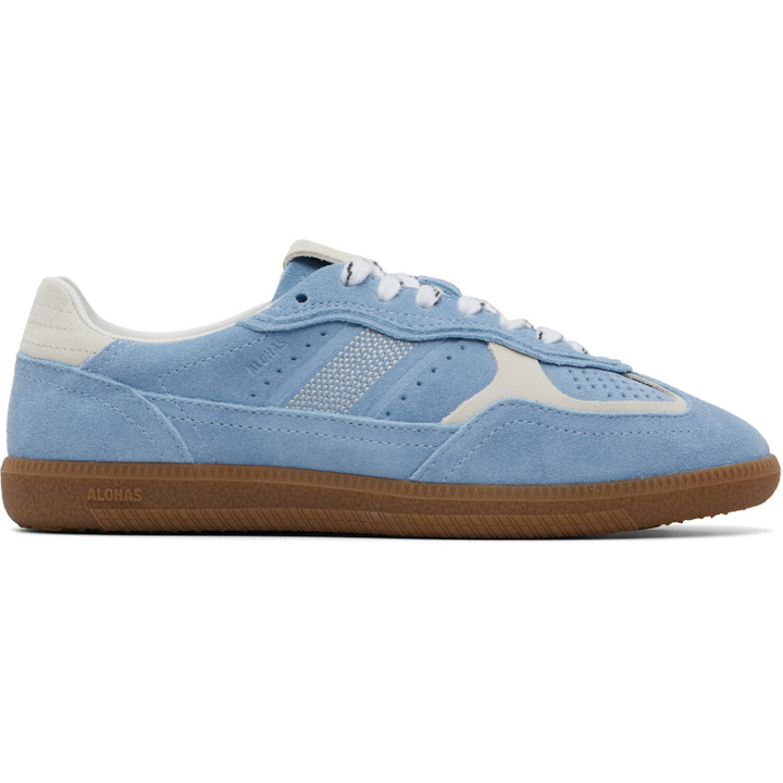 Photo: Alohas Blue Tb.490 Rife Suede Leather Sneakers